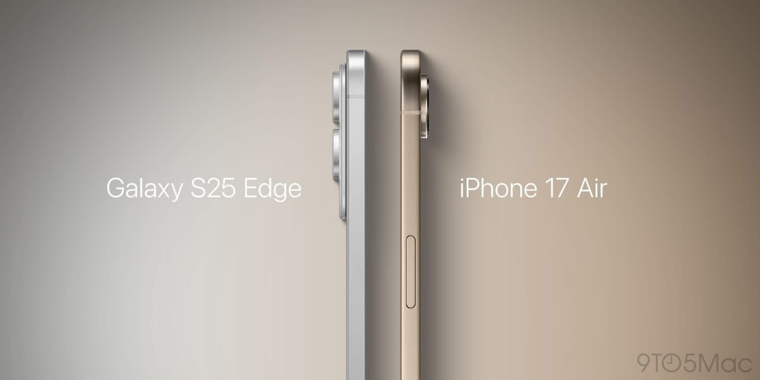 iPhone air vs S25 edge
